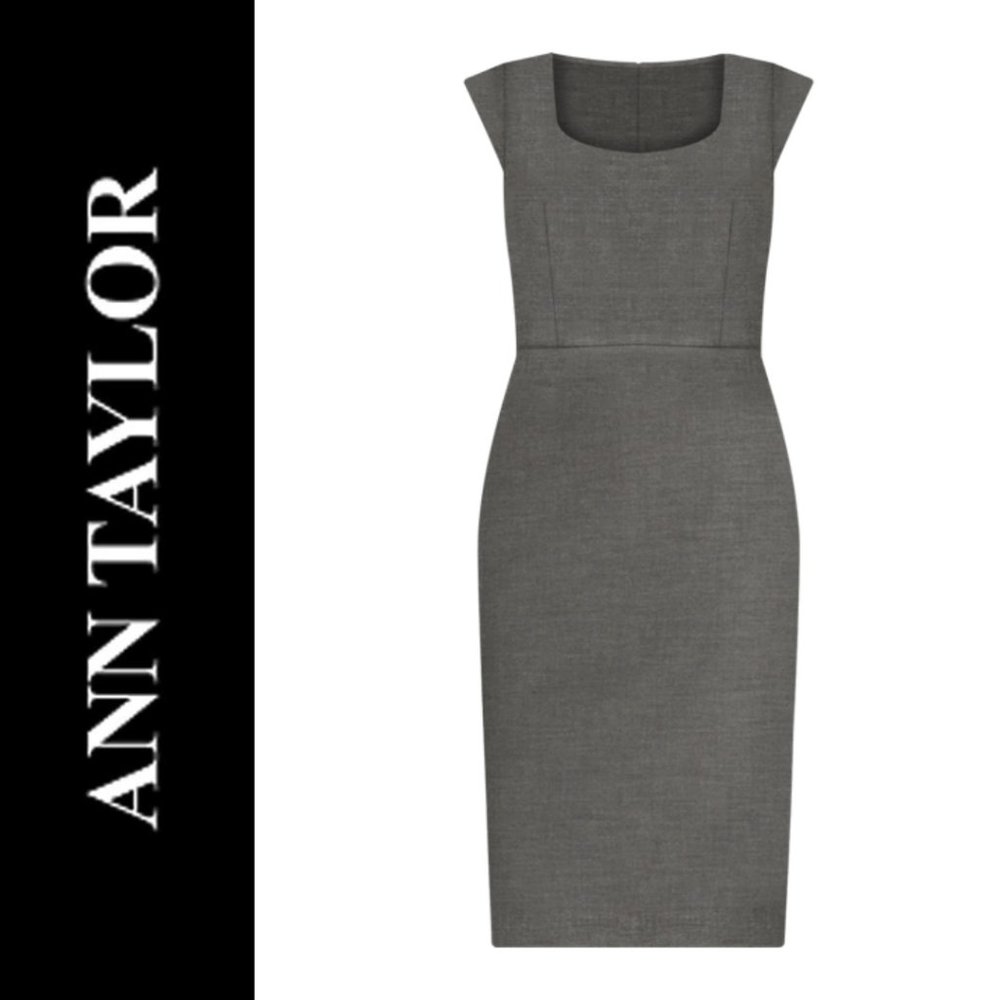 NWT Ann Taylor Suit Collection Dress in Bi-Stretch Size 16 Petite w/POCKETS